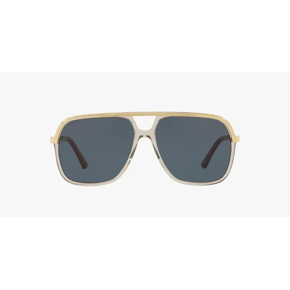 Gucci Unisex Rectangular Sunglasses w/Blue UV Protective Lens GG0200S - Picture 2 of 4